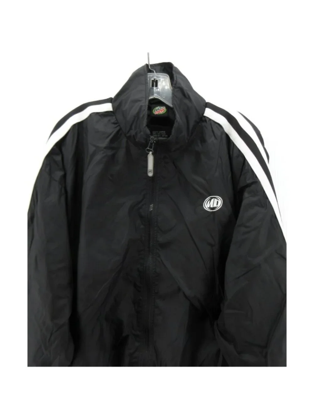 VINTAGE Mountain Dew Jacket XL Track Windbreaker Promo Sportswear *